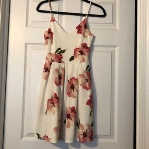 Sundress with floral print